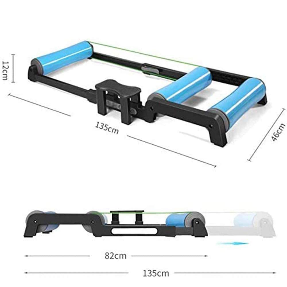 Fahrradtrainer-Rolle, faltbar, for Indoor-Fahrradtraining, Halterung, Widerstandsübung, Fitness