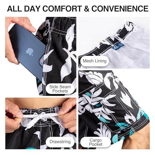 Image of Kanu Surf Mens Barracuda Swim Trunks (Regular & Extended Sizes)