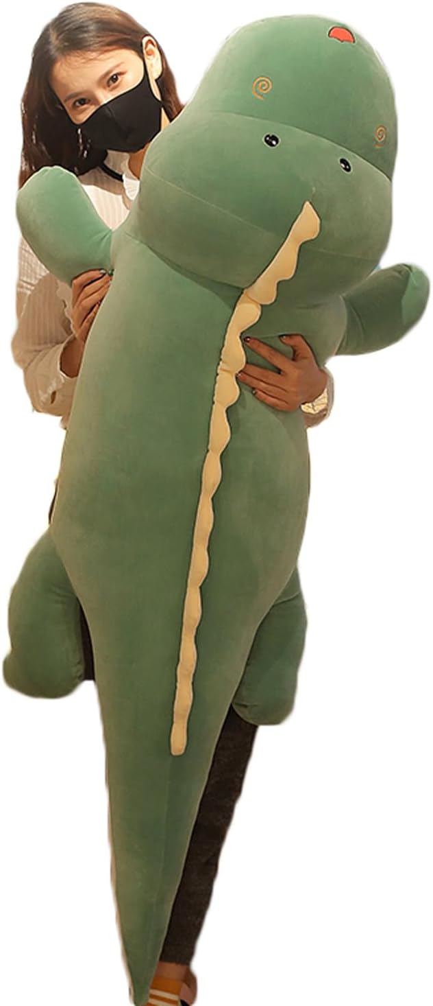 Dinosaur Plush Hug Pillow,Soft Big Dinosaurs Stuffed Animal Toy Doll Gifts for Kids Birthday,Valentine,39.3 inch