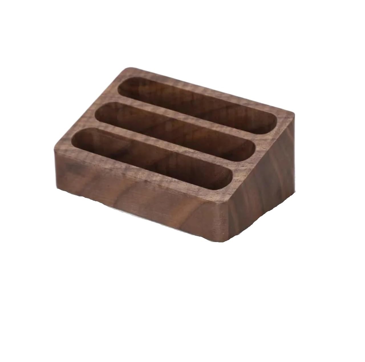 Tarjetero de madera Caja de madera for tarjetas visita, escritorio creativo gran capacidad, soporte frontal for exhibición y almacenamiento, 1 Uds