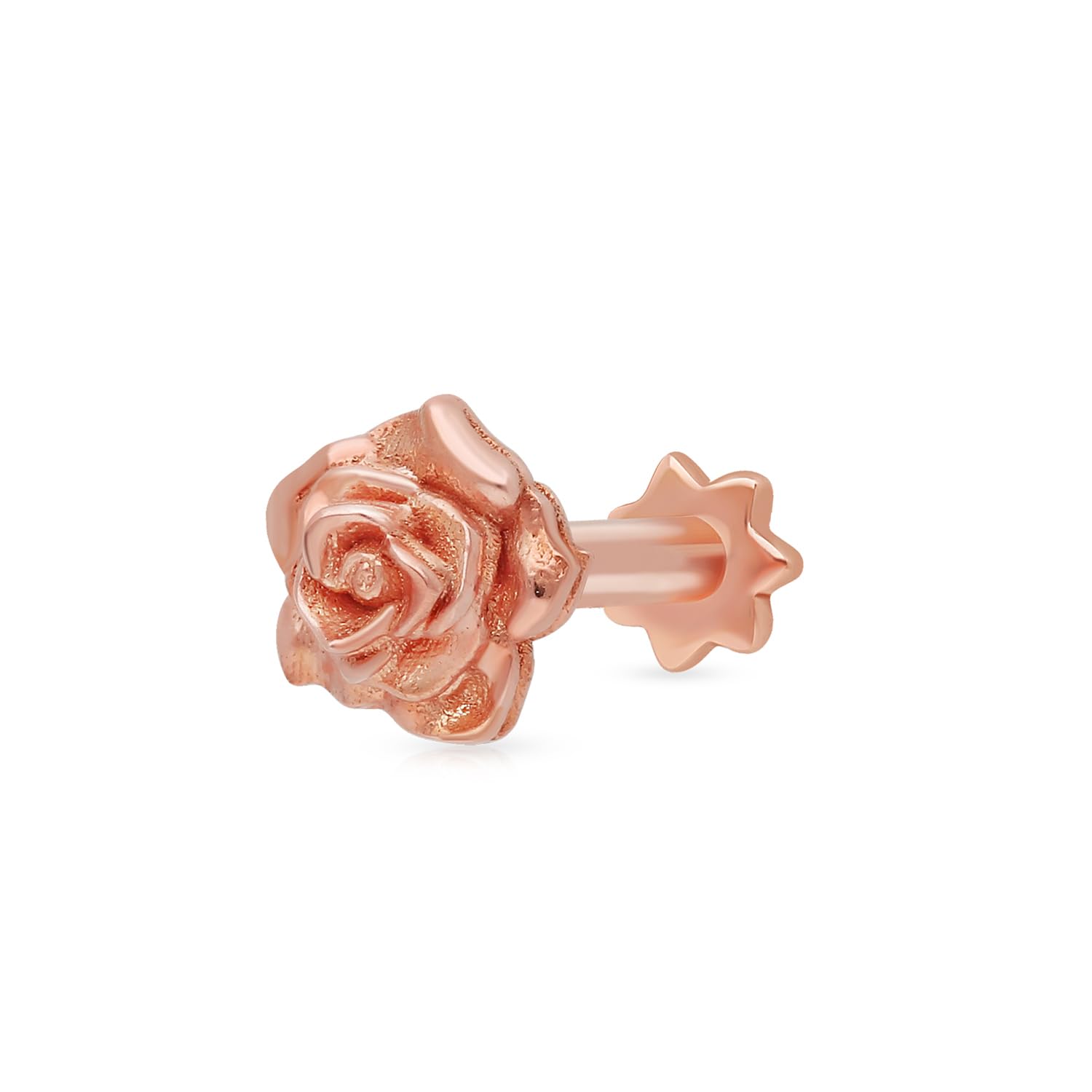Malabar Gold & Diamonds Rose Gold Nose Pin for Women 18 k | 18k BIS Hallmark (750) Nose Stud for Women and Girls with Piercing (B0CLYKH69R) Amazon Price History, Amazon Price Tracker