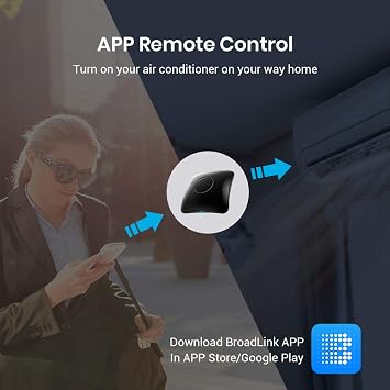 BroadLink RM4 pro S and Sensor Set, IR & RF 433MHz Universal Remote Control Hub with USB Sensor Temperature Humidity Monitor USB Cable, Works with Alexa, Google Home, IFTTT, 2.4GHz Wi-Fi Only