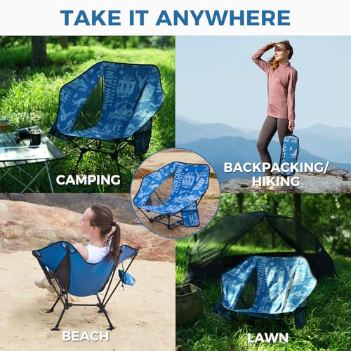 ATEPA Compact Camping Chair Ultra Lightweight Backpacking Chairs for Hiking - image 7