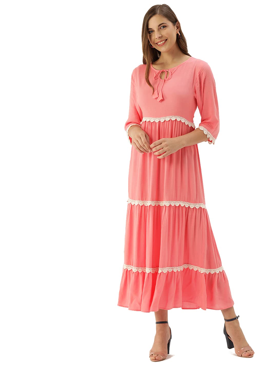 THE DRY STATE Women Ryon Multicolour STRIPTED Maxi Dress