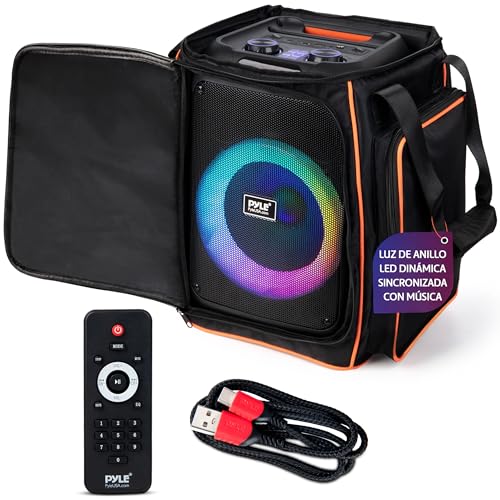 Pyle Portable Bluetooth Party Speaker with 8