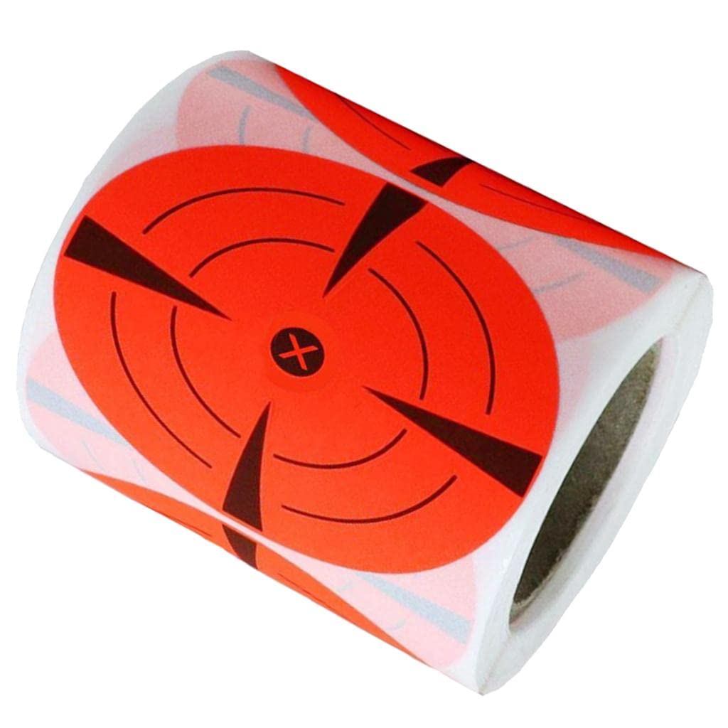 myaddiction 125 Shooting Targets Gun Range Pasters 3inch Circle Adhesive Stickers red