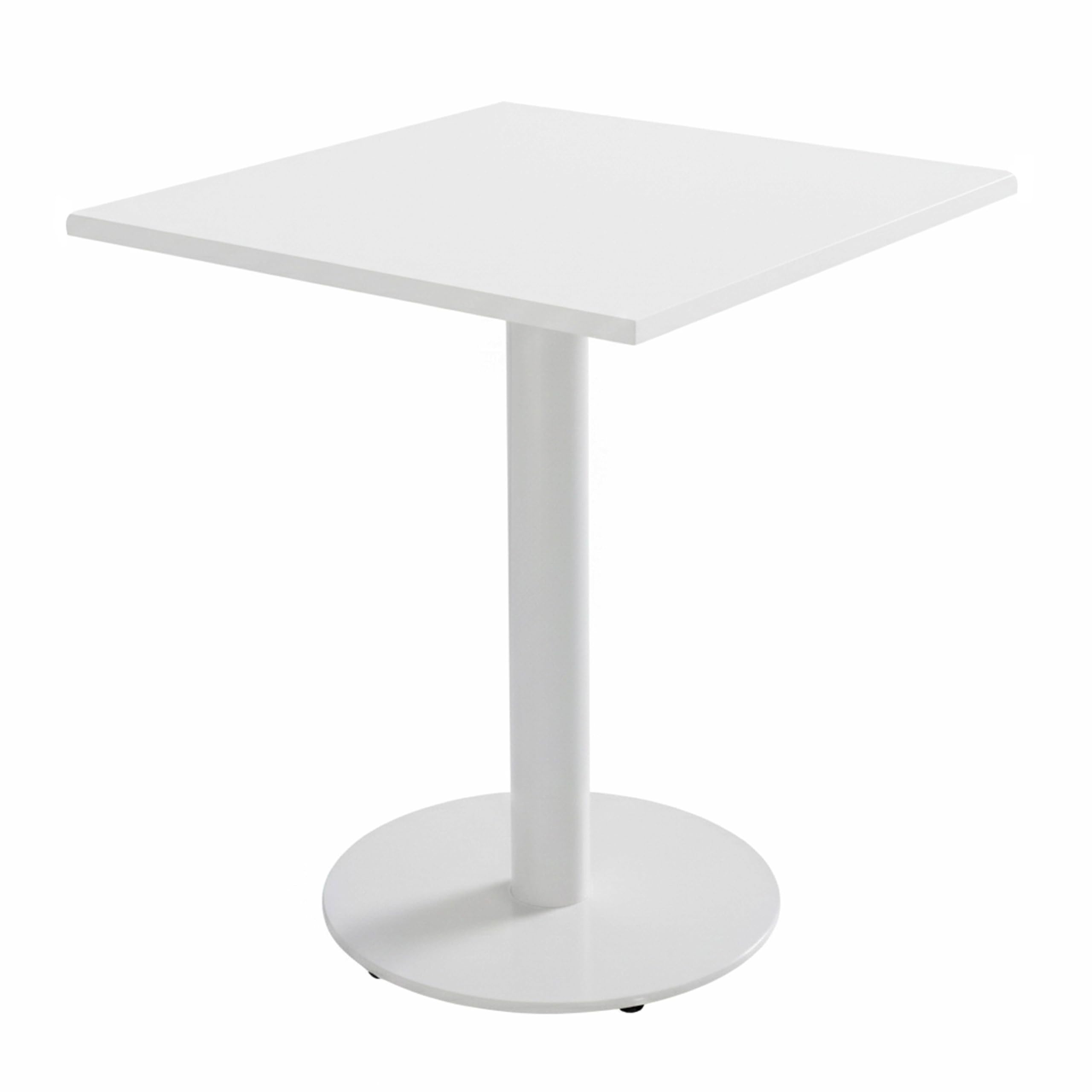 Oviala Plateau de Table carré stratifié 60 x 60 cm Blanc