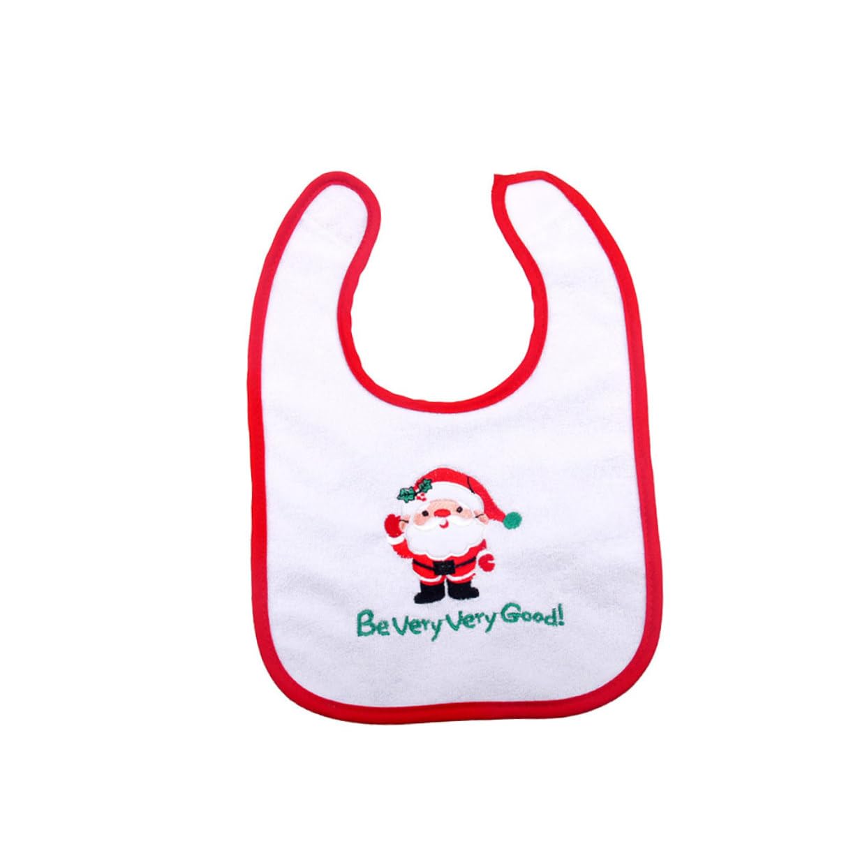 UPKOCH 9piezas Baberos De Alimentación Para Bebés Diseño De Santa Claus Recolector De Comida Para Navidad y Día Día