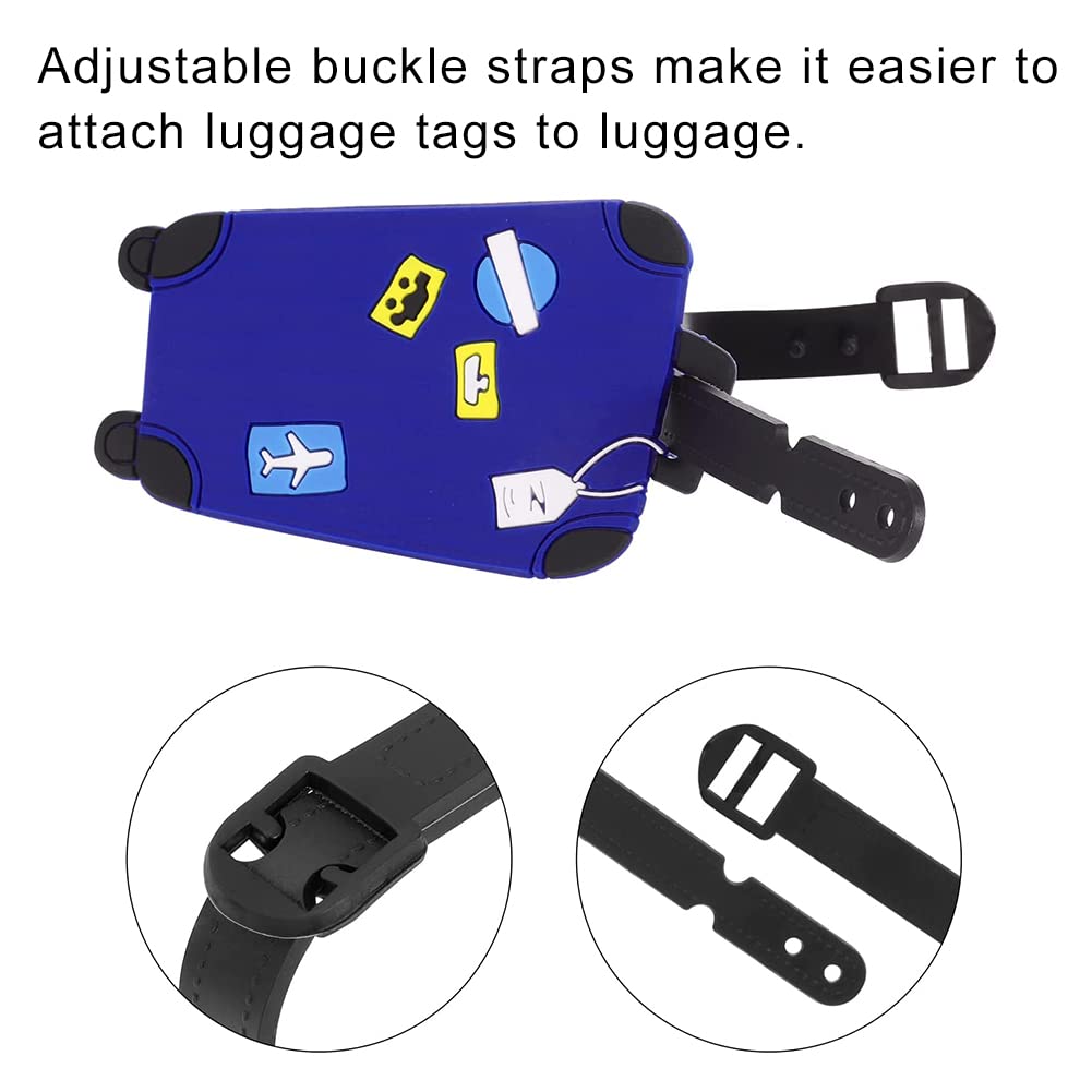 Etichette Bagaglio In Silicone Rluobo - 5 Pezzi Per Valigie E Viaggi - Foto 10