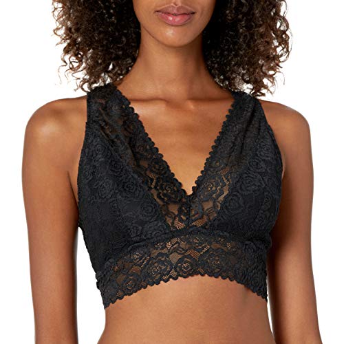 Rosie Pope Women's Pip N Vine Maternity Lace Sleep Bralette, Black, L