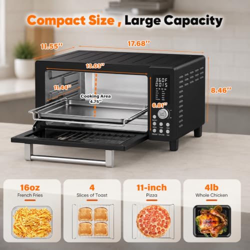 Image of Nuwave Bravo Pro Convection Air Fryer Combo, 2025 New and Improved