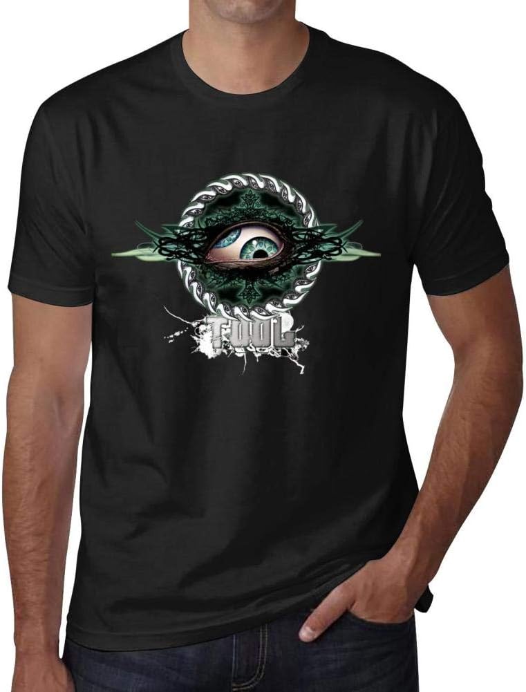 T-o-o-l-Eye-Band Fashion Men's T-Shirt Slim Fit Short Shirts Sleeve Casual Cotton Tees Polo Black