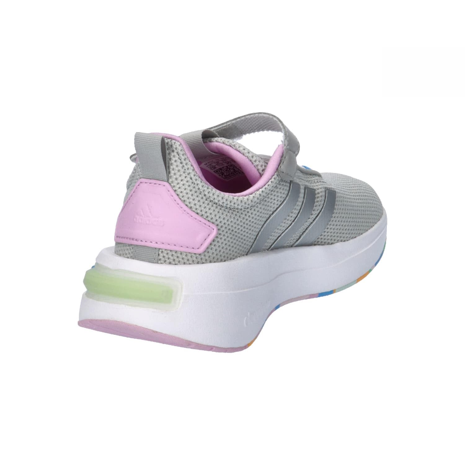 adidas Uniseks - dzieci Racer TR23 Hook and Loop Shoes Kids, grey two/silver met/lilac, 28 EU
