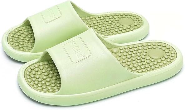 Acupressure Massage Slippers Acupuncture Slippers Acupressure Foot Massager Massage Shoes Reflexology Sandals Gift for Men Women Green,us Women 5-6