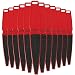 For Pro Red Pedi Paddle Foot File 80/120 Grit, 12 Count