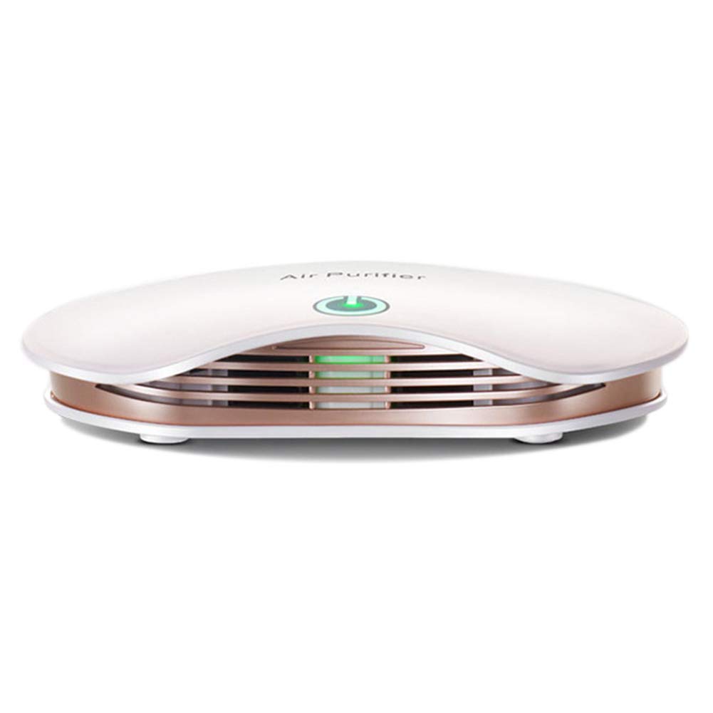 Purificatore d'aria con Filtro HEPA, 3-IN-1 Purificatore+Diffusore Aromi Effetti Pulita Rumore basso per Auto Casa Ufficio Stanza del bambino Bianco 03 18x13x3.6cm