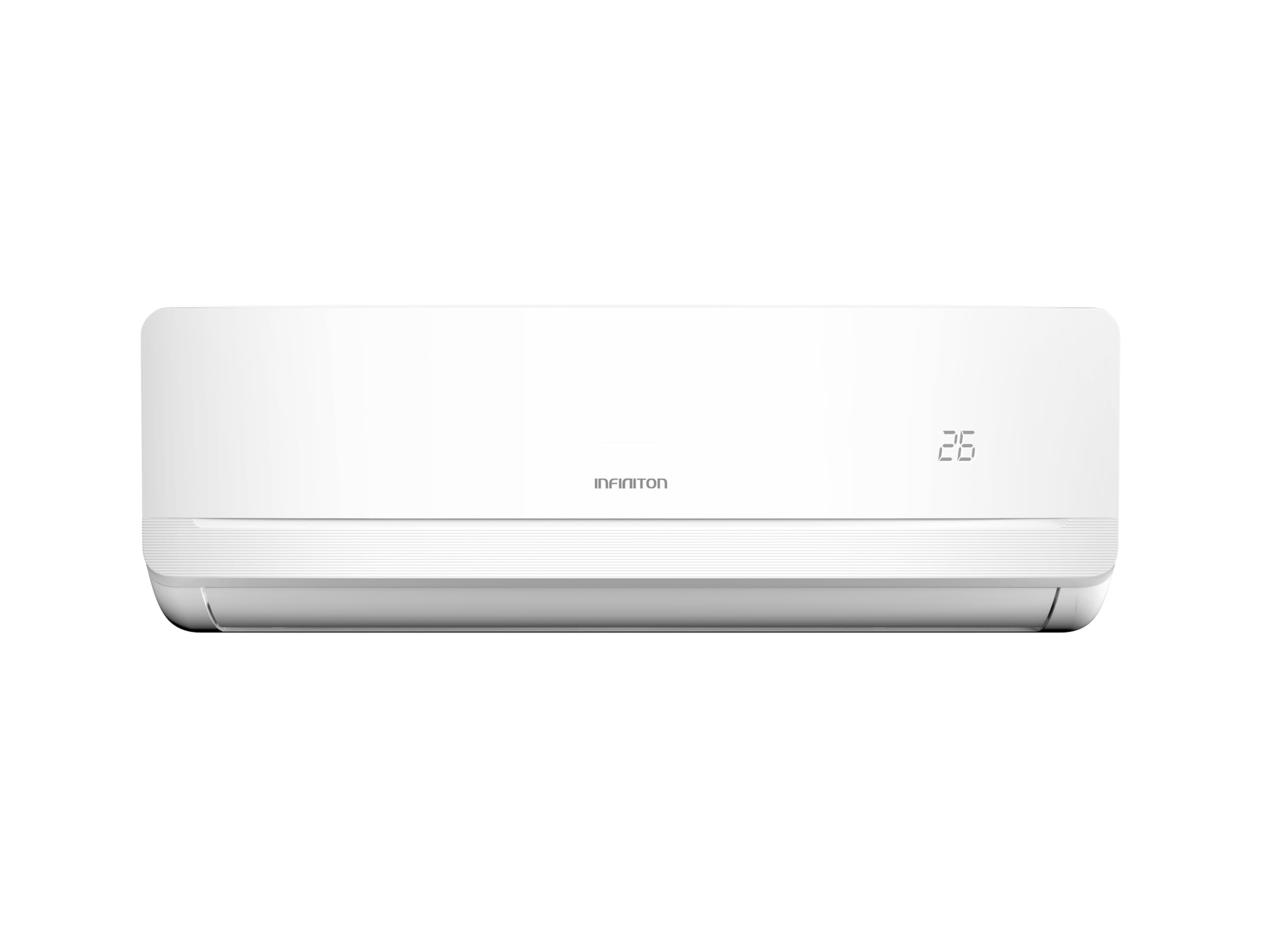 Infiniton Aire Acondicionado Split SPTTC12A2, 12000 BTU - Bomba de Calor, Mando a distancia, Pantalla LED, Deshumidificador, Bajo Consumo