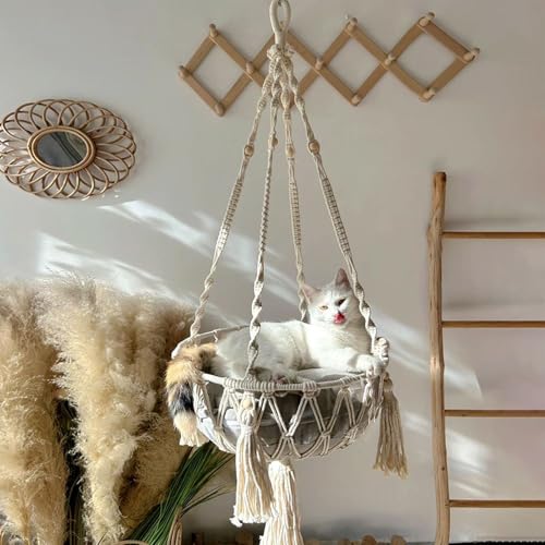 Niche suspendue pour chat : résolvez le manque d'espace avec ce lit d'été - 3
