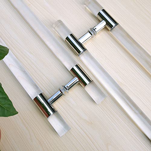 Poignée de porte push-pull transparente 80 cm : aide à l'ouverture