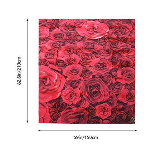 Painéis de parede com flores artificiais em 3D para fotografia de parede floral rosa Amosfun para ca