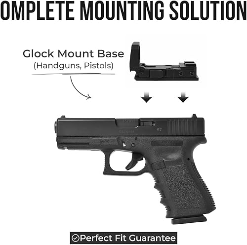 Miniatura 9 de GOTICAL Juego de fibra óptica mecanizada CNC mira delantera y trasera para pistolas Glock Modelos estándar