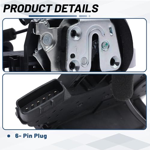 Image of KELOKE Door Lock Latch Actuator Assembly, for Nissan, Front Left | Rogue 2008-2015, Rogue Select 2014-2015, Driver Side, Replaces# 80501-JM00A 937-268