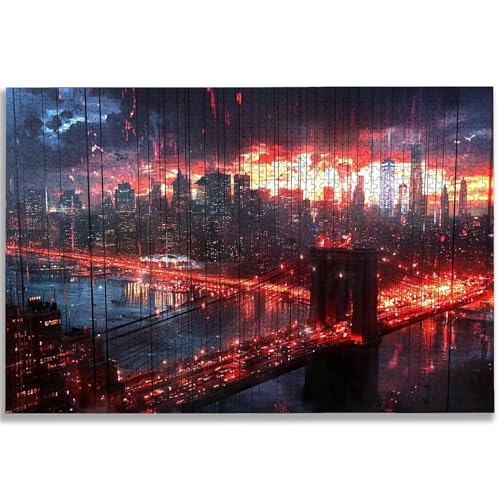 ���i �W�O�\�[�p�Y�� 3000�s�[�X ��l���� �u���b�N���� �W�O�\�[�p�Y�� �ؐ� Puzzle 122x80 cm ����������t�� ��l���� ��� ���� Puzzle �z�[���f�R���[�V�����ɍœK�A�����ւ̃M�t�g�A�j���ւ̃M�t�g�A-2515
