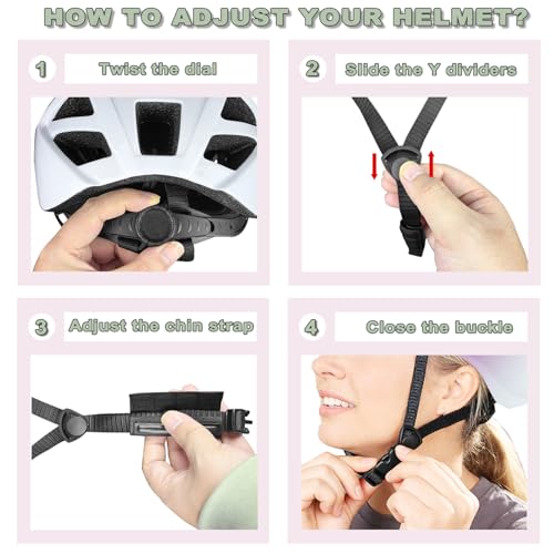Bike Helmet Adult Women Men – Safety Certified Bicycle