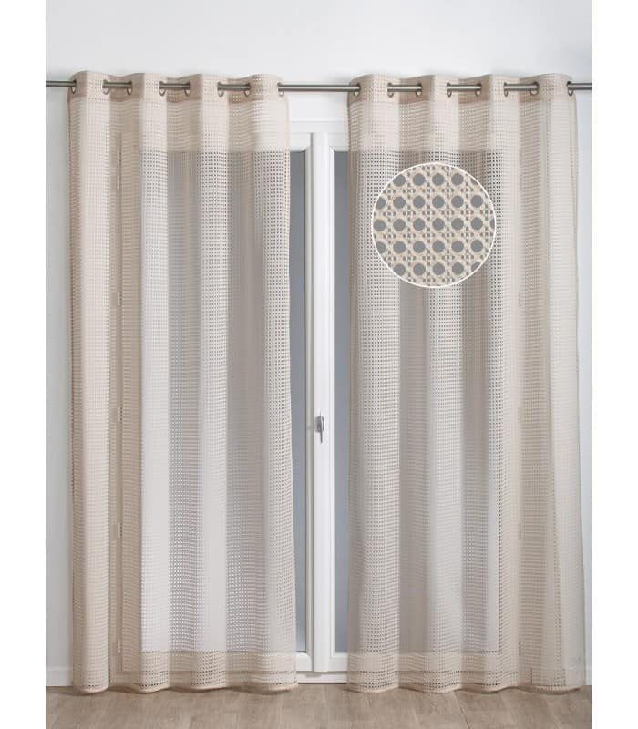 Rocle Cannage Net Curtain