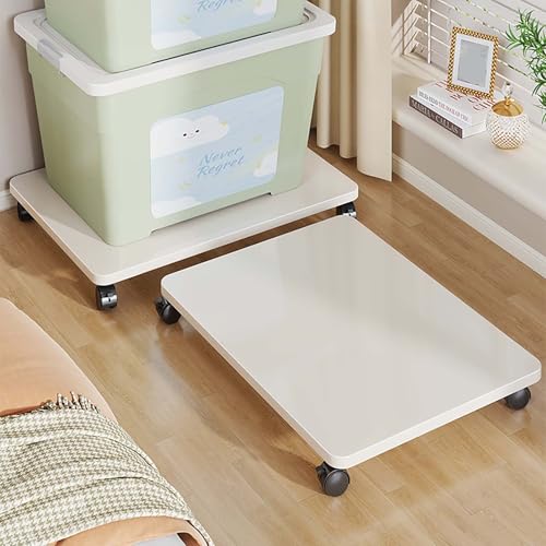 Carrito de Trabajo Pesado 60x45cm Ruedas de Rodillos Lisas con Frenos para el Transporte de Almacenamiento de electrodomésticos de Muebles móviles Reduzca el Esfuerzo