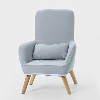 Puffs pera Sofá Individual Silla de Lactancia Silla de Respaldo del sillón Silla de alimentación Taburete (Color : Gris, Tamaño : S)