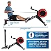 Stamina-X-Stamina-x-Amrap-Indoor-Rowing-Machine-Dynamic-Air-Resistance-Workout-Monitor-Wireless-Heart-Rate-Strap-Included Stamina X AMRAP Rower Machine with Smart Workout App - Foldable Rowing Machine with Dynamic Air Resistance for Home Gym Fitness - Up to 300 lbs Weight Capacity