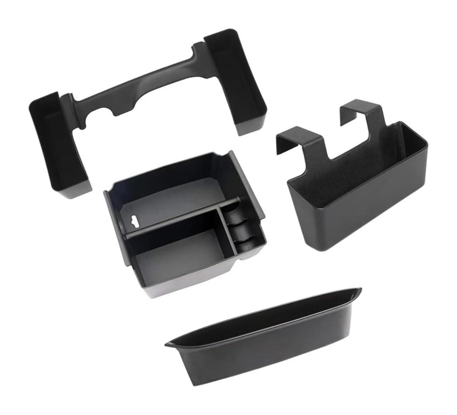 Rorll 4Pcs For Jeep For Wrangler Jk 2011-2017 Car Armrest Box Gear Shift Storage Organizer Stowing Tidying Interior Car Interior Door Handle(4Pcs)