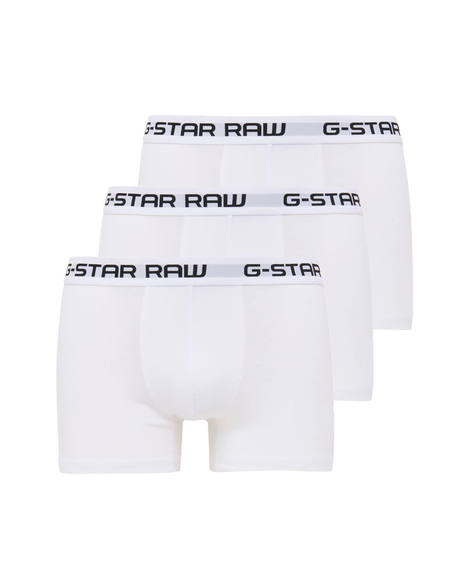 G-STAR RAW Herren Classic Trunks 3-Pack, Weiß (White/White/White D03359-2058-6008), XXL