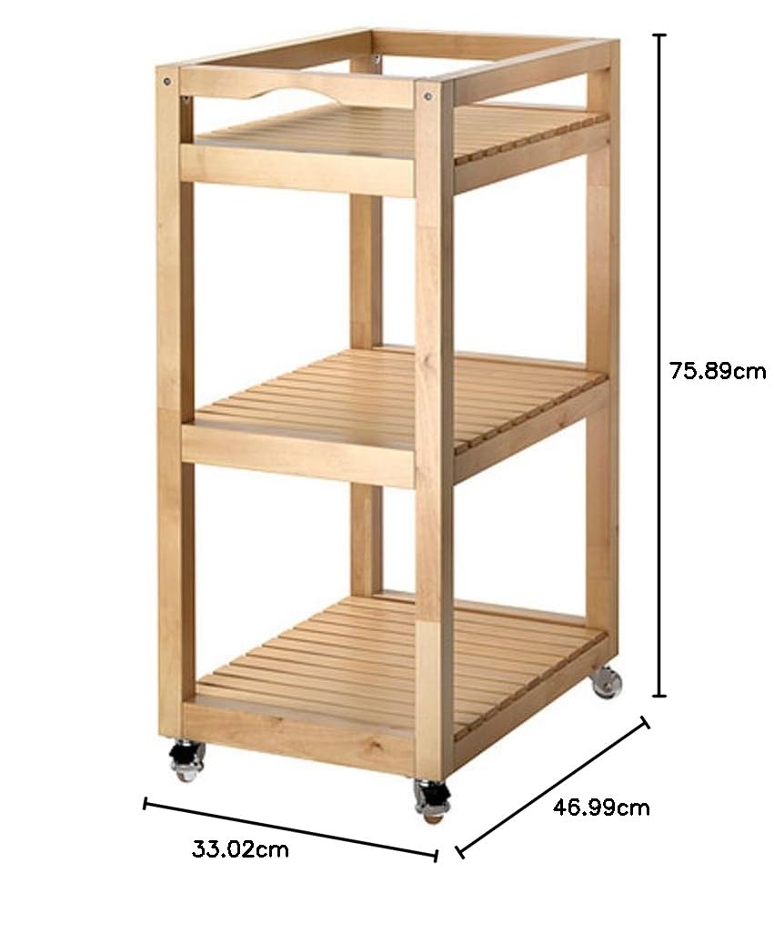 Amazon.co.jp: MOLGER多目的ストレージカートwith Caster – Birch