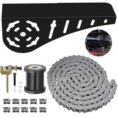 Mini Bike Clutch Cover Guard with 35 Chain 140 Links for CT100U