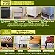 STAY GENT 5cm x 3M Spielzeugblocker für Möbel, Verstellbarer unter Couchblocker Barriere für Haustiere, Gap-Stoßfänger um zu Verhindern, DASS Spielzeug unter Sofa und Bett Gelangt