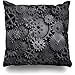 Housse De Coussin Travail D'Équipe Mécanique Engrenages Pignons Steam Punk Technologie Horloge Industrielle Abstrait Noir Gros Plan Pignon Roue Carré Décoratif Taie D'Oreiller Décor À La Maison