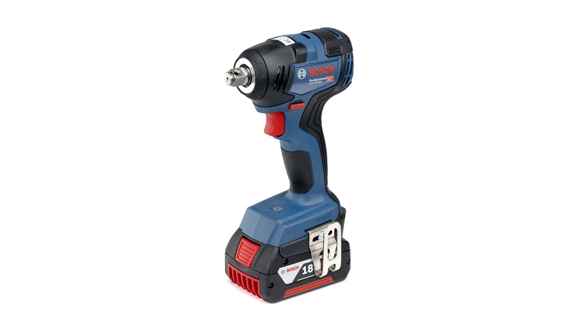 Bosch GDS 18V-200 Heavy Duty Cordless Impact Wrench, M16, Brushless Motor, 200 Nm, 3,400 rpm, 1/2’’ Anvil, 1.1 Kg + 2 X GBA 18V 4.0Ah Battery & GAL 18V-40 Quick Charger, 1 Year Warranty (B09RQYL28R) Amazon Price History, Amazon Price Tracker
