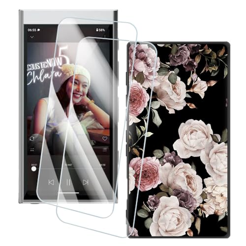 OAGELIM 2�Z�b�g �X�N���[���v���e�N�^�[ + �P�[�X HiBy Digital M300 2023 (4 �C���`) �Ƃ̌݊������� �A�[�e�B�X�e�B�b�N�J�X�^���v�����g�J�o�[�Ƌ����K���X�t�B���� �X�N���b�`�h�~ (��)
