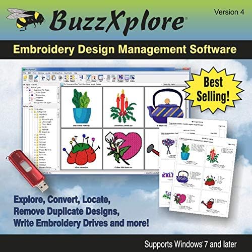 BuzzXplore 4 Embroidery Design Management Software Thumbnail