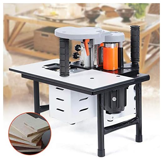 TFCFL Portable Woodworking Edge Banding Machine Edge Bander Self-Adhesive Edge Banding Machine 110V 5m/min USA STOCK