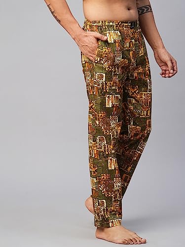 Image of Urban Scottish 100% Comfortable Men's Lounge Pants, Leisure-Wear withn Elastic Waist-Band & Regular Fit, Machine Washable Stayt Home Clothing, Expert Craftsmanship Featuring Plush to The Touch Feel