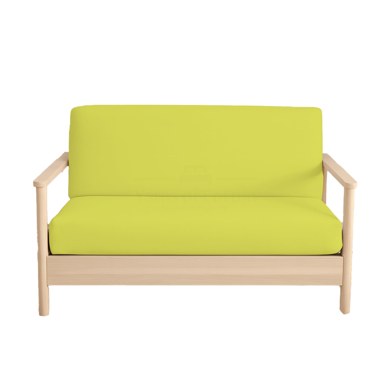 Cal-King Size Futon Covers - 100% Egyptian Cotton Futon Slipcover Yellow