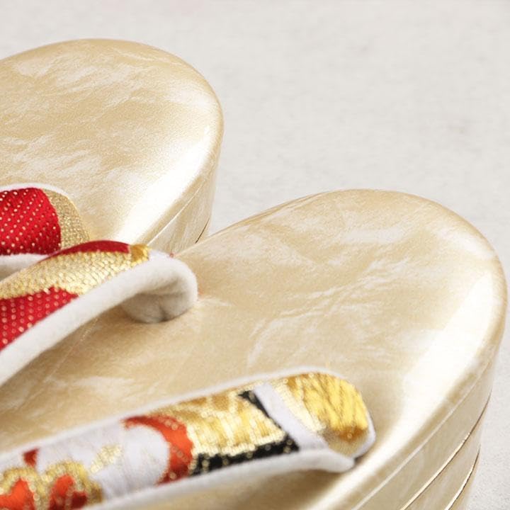 京 西陣織 河合美術織物 唐織 袋帯 七宝繋ぎ花菱文様 正絹 六通 Q1262