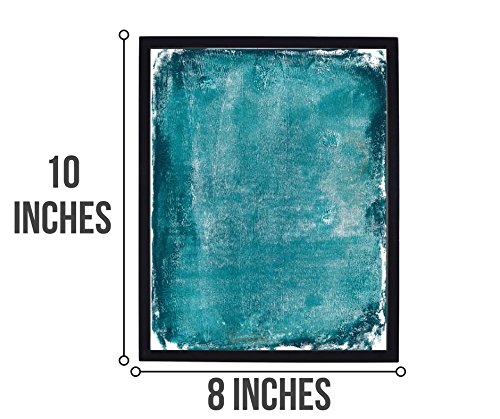 Shadow Box Display Case – Top Loading Black Wood Frame - Showcase Bottle Caps, Shells, Ticket Stubs, Airline Tickets, and More (Turquoise) - Thumbnail 6