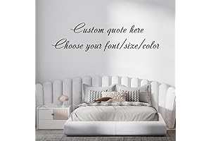 Customized Wall Decals: Create Your Own Message in Any Size and Color