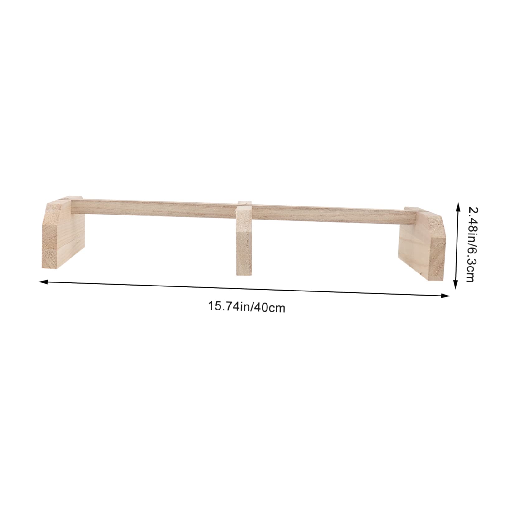 BESPORTBLE 2piezas Perchero De Madera para Pollos y Aves Barra De Descanso Segura para Gallinas Juguete para Mascotas Fácil Instalación y Uso para Aves y Gallinas