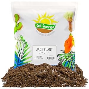 Soil Sunrise Jade Plant Potting Soil Mix (8 Quarts) Hand Blended Additive for Jade Succulents