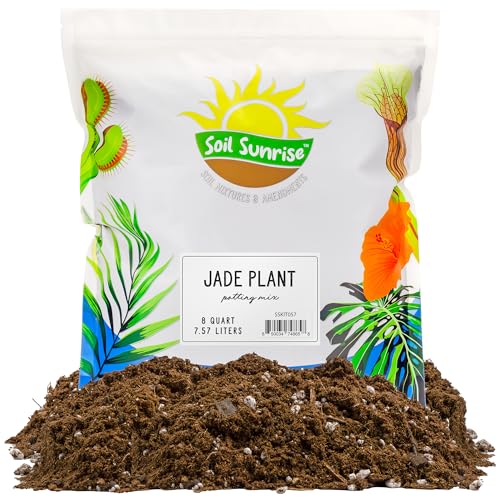Soil Sunrise Jade Plant Potting Soil Mix (8 Quarts) Hand Blended Additive for Jade Succulents